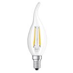 Ledvance Classic LED E14 Kerze Fadenlampe Klar 4W 470lm - 827 | Ersatz für 40W