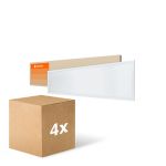 Mehrfachpackung 4x Ledvance LED Panel Compact Aluminium Weiß 33W 3630lm - 840  | 120x30cm - UGR < 19