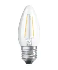 Ledvance Classic LED E27 Kerze Fadenlampe Klar 4.8W 470lm - 827 | Dimmbar - Ersatz für 40W