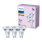 Mehrfachpackung 3x Philips Led-Spot GU10 PAR16 5W 355lm 36D - 827 