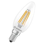 Ledvance Classic LED E14 Bougie Filament Claire 3.4W 470lm - 827 Blanc Très Chaud | Remplacement 40W