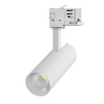 Spot LED Sur Rail 3 Phases  Eco Aluminium Blanc 10W 840lm 36D - 830 Blanc Chaud