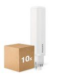 Lot 10x Philips CorePro PL-C LED 9.5W 1100lm - 840 Blanc Froid | 4 Broches - Remplacement 26W