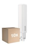 Lot 10x Philips CorePro PL-C LED 5.5W 600lm - 830 Blanc Chaud | 4 Broches - Remplacement 13W