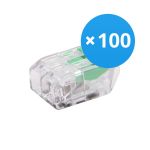 Lot 100x Bornier à vis Connecteur | Universel | 2 Câbles | 0.2-4.0MM