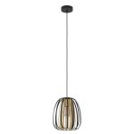 Eglo Suspension Luminaire Encinitos Noir, Dorée | Convient pour E27