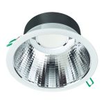 Philips Spot Encastrable LED Coreline DN142B Aluminium Blanc 9.8W 1200lm 60D - 840  | Diamètre 155mm - IP20 - UGR<19