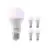 Lot 5x Calex Smart Tuya Wifi E27 Poire 8.5W 806lm - 822-840 Accordable Blanc | RGBW - Dimmable - Remplacement 60W