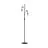 Eglo Lampadaires Salon Townshend Échantillon Bois Noir Brun | IP20 - Convient pour 2x E27 