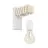 Eglo Applique Murale Townshend Échantillon Blanc | IP20 - Convient pour 1x E27 