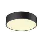 SLV Medo Pro 30 Mur et Plafonnier Aluminium Noir Ronde 10W 1250lm - 930-940 CCT | IP50 - Meilleur Rendu De Couleur - Dimmable 