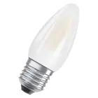 Osram Classic LED E27 Bougie Filament Dépolie 4.8W 470lm - 827  | Dimmable - Remplacement 40W