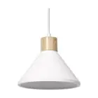Ledvance Decor Plâtre/Échantillon/Bois Suspension Luminaire Blanc | Convient pour E27