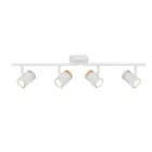 D'Lite Plafonnier Beitem Métal Dépolie Blanc FSC Bois | Convient Pour 4x GU10