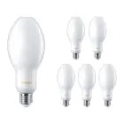 Lot 6x Philips TrueForce Core LED E27 HPL/SON Dépolie 18W 3000lm 300D - 840  | Remplacement 80W