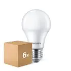 Lot 6x Philips  CorePro LED Ampoule E27 Poire Dépolie 10W 1055lm - 840  | Remplacement 75W