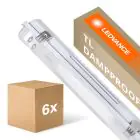 Lot 6x Ledvance Réglette LED Étanche Imperméable Logement Performance | Convient pour 2x150cm Tube LED