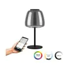 Eglo Lampe De Chevet Alfero-Z Échantillon Noir 7.7W 1000lm - 827-865 Accordable Blanc + RGB | IP20 - Zigbee Dimmable