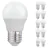 Lot 10x Classic LED E27 Boule Filament Claire 4.5W 470lm - 827  | Remplacement 40W
